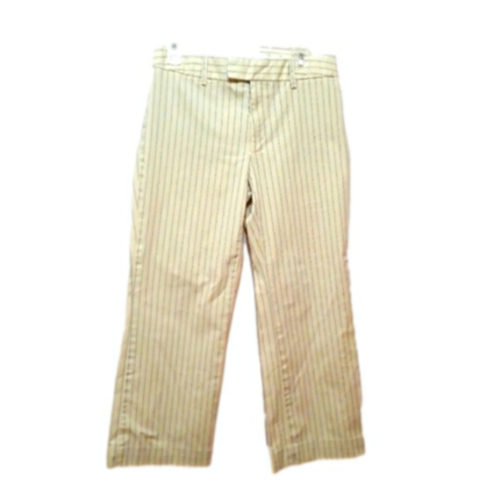 Vintage  Banana Republic Harrison Stretch Cotton Crean Pants Size 8